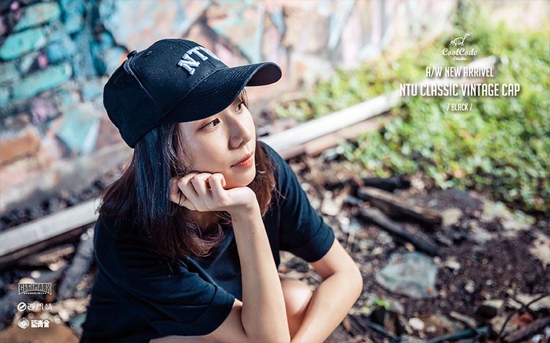NTU VINTAGE CAP  基本黑色