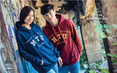 NTU Embroidery Tee 電繡帽T